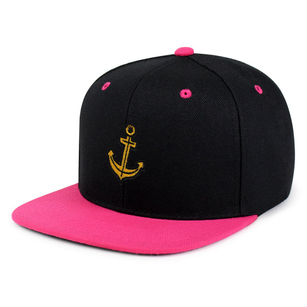 Anchor Snapback Hat Embroidered Hip-Hop Baseball Cap Boat Pirate