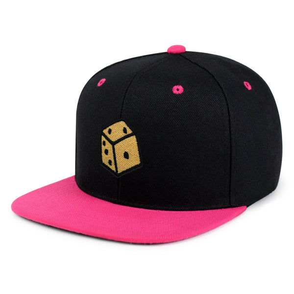 Dice Snapback Hat Embroidered Hip-Hop Baseball Cap Cute Board Game