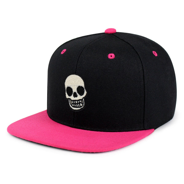 Skull Snapback Hat Embroidered Hip-Hop Baseball Cap Girly Halloween