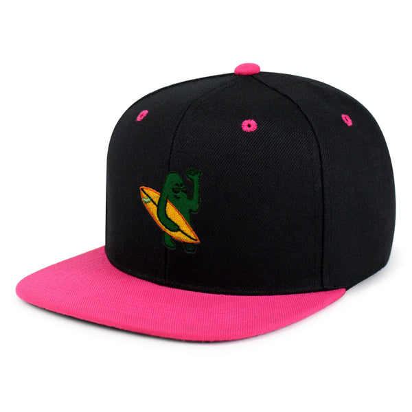 Hola Snapback Hat Embroidered Hip-Hop Baseball Cap Surfing Green