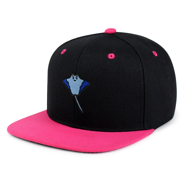 Stingray Snapback Hat Embroidered Hip-Hop Baseball Cap Fishing Ocean