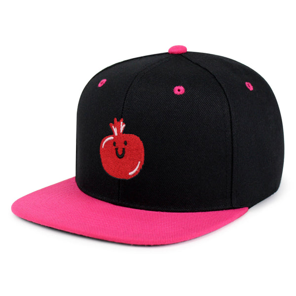 Pomegranate Snapback Hat Embroidered Hip-Hop Baseball Cap Fruit Grenade