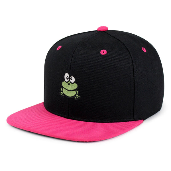 Frog  Snapback Hat Embroidered Hip-Hop Baseball Cap Green