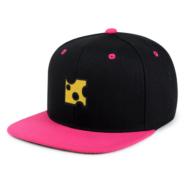 Slice of Cheese  Snapback Hat Embroidered Hip-Hop Baseball Cap Sandwich