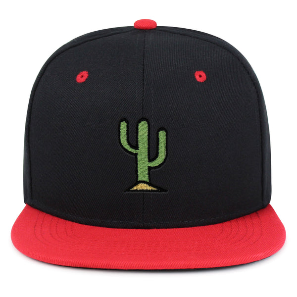 Cactus Snapback Hat Embroidered Hip-Hop Baseball Cap Desert Hot