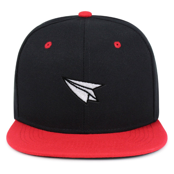 Paper Airplane Snapback Hat Embroidered Hip-Hop Baseball Cap Plane Sky