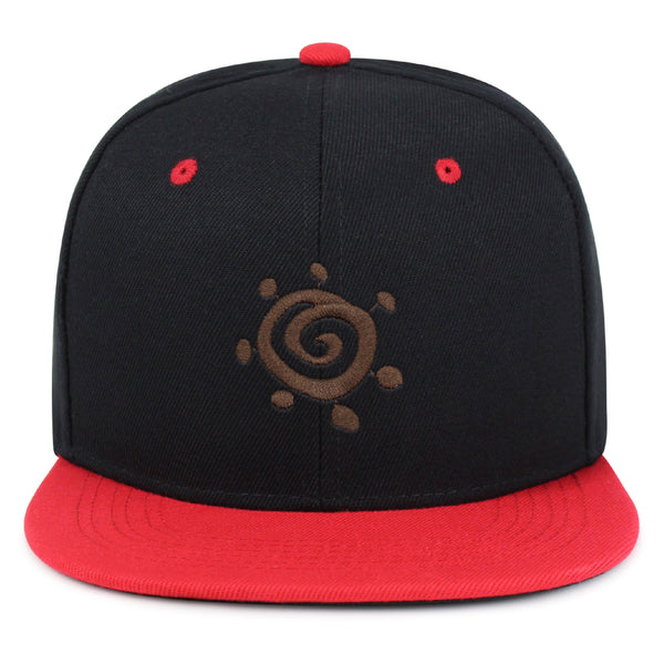 Indian Kokopelli Snapback Hat Embroidered Hip-Hop Baseball Cap Traditional Symbol