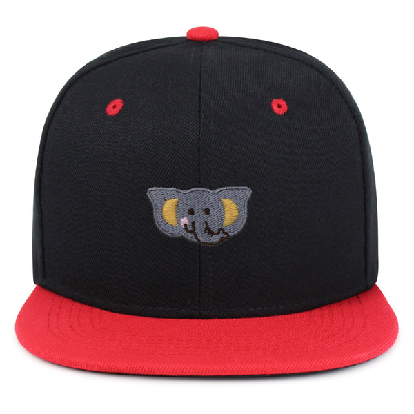 Elephant Snapback Hat Embroidered Hip-Hop Baseball Cap Zoo