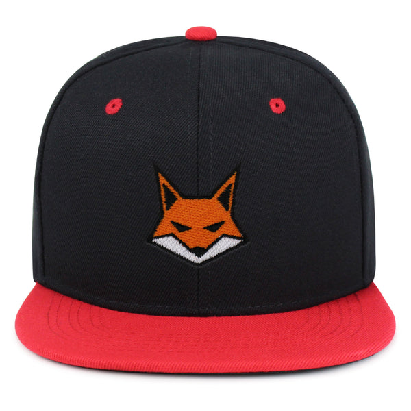 Fox Face Snapback Hat Embroidered Hip-Hop Baseball Cap Wild Animal