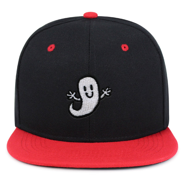 Ghost Snapback Hat Embroidered Hip-Hop Baseball Cap Halloween Scary
