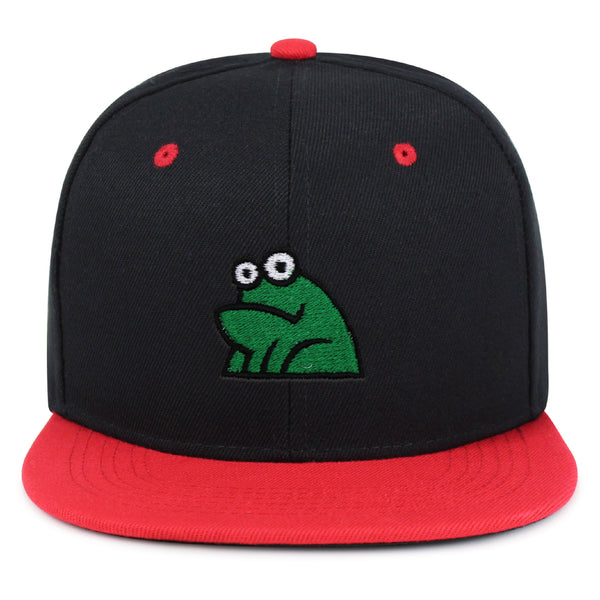 Frog Snapback Hat Embroidered Hip-Hop Baseball Cap Funny