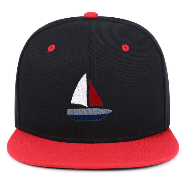 Cute Boat Snapback Hat Embroidered Hip-Hop Baseball Cap Sailor Ocean