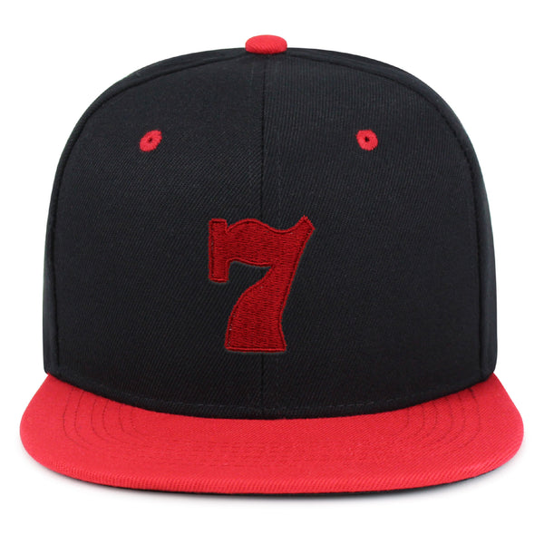 Casino Snapback Hat Embroidered Hip-Hop Baseball Cap Seven Slot Machine
