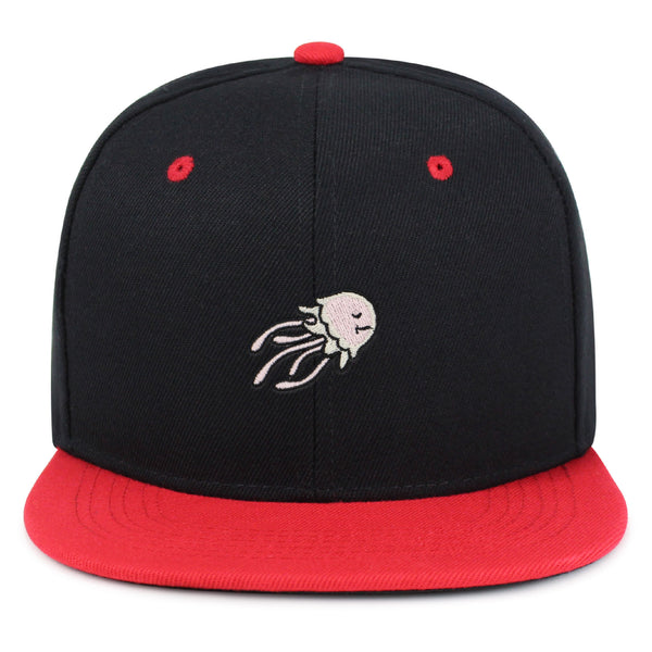 Jellyfish Snapback Hat Embroidered Hip-Hop Baseball Cap Fish Nature