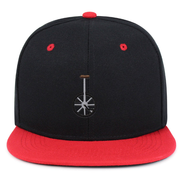 Unicycle Snapback Hat Embroidered Hip-Hop Baseball Cap Circus Bicycle