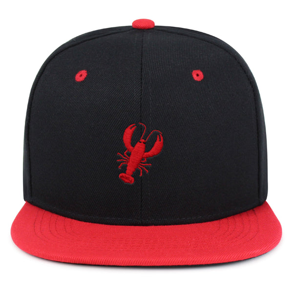 Lobster Snapback Hat Embroidered Hip-Hop Baseball Cap Seafood