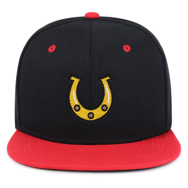 Horseshoe Snapback Hat Embroidered Hip-Hop Baseball Cap Cowboy