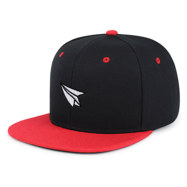 Paper Airplane Snapback Hat Embroidered Hip-Hop Baseball Cap Plane Sky