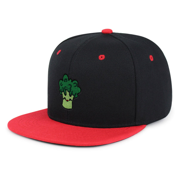 Broccoli Snapback Hat Embroidered Hip-Hop Baseball Cap Vegan Vegetable