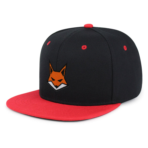 Fox Face Snapback Hat Embroidered Hip-Hop Baseball Cap Wild Animal