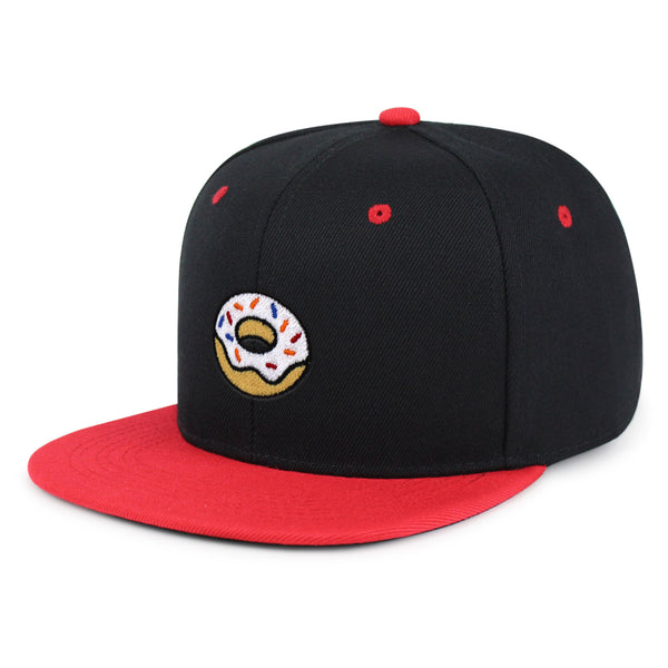 Donut Snapback Hat Embroidered Hip-Hop Baseball Cap Doughtnut Snack