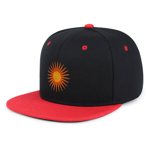 Sun Snapback Hat Embroidered Hip-Hop Baseball Cap Sunny Summer