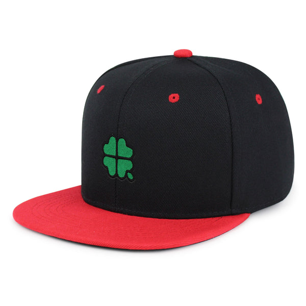 Four Leaf Clover  Snapback Hat Embroidered Hip-Hop Baseball Cap Clove Lucky