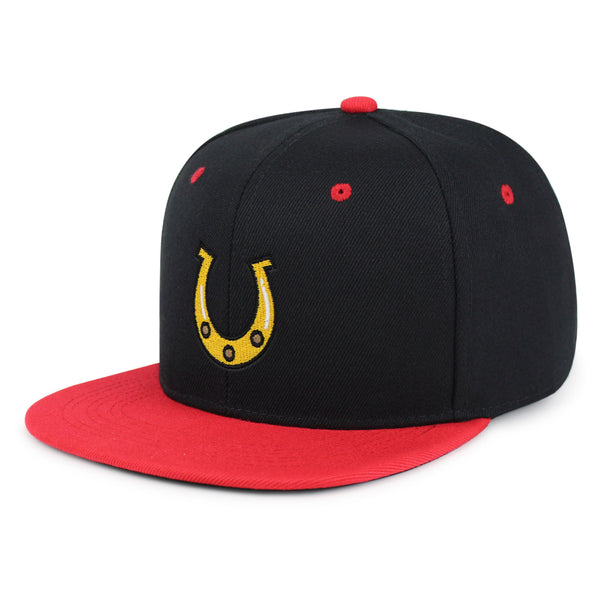 Horseshoe Snapback Hat Embroidered Hip-Hop Baseball Cap Cowboy