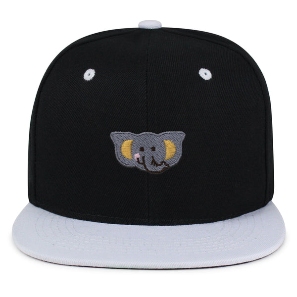 Elephant Snapback Hat Embroidered Hip-Hop Baseball Cap Zoo