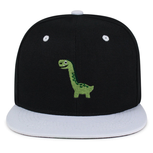 Apatosaurus Dinosaur Snapback Hat Embroidered Hip-Hop Baseball Cap  Kid Dino