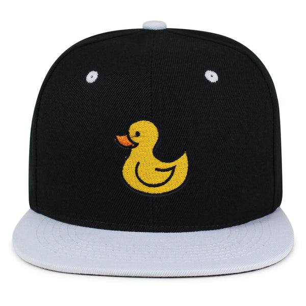 Duck Snapback Hat Embroidered Hip-Hop Baseball Cap Rubberduck Toy