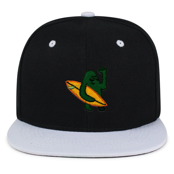 Hola Snapback Hat Embroidered Hip-Hop Baseball Cap Surfing Green