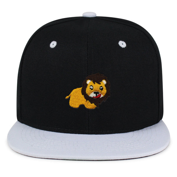 Lion Snapback Hat Embroidered Hip-Hop Baseball Cap Zoo King