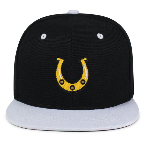 Horseshoe Snapback Hat Embroidered Hip-Hop Baseball Cap Cowboy