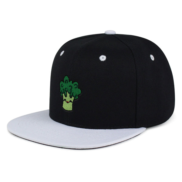 Broccoli Snapback Hat Embroidered Hip-Hop Baseball Cap Vegan Vegetable