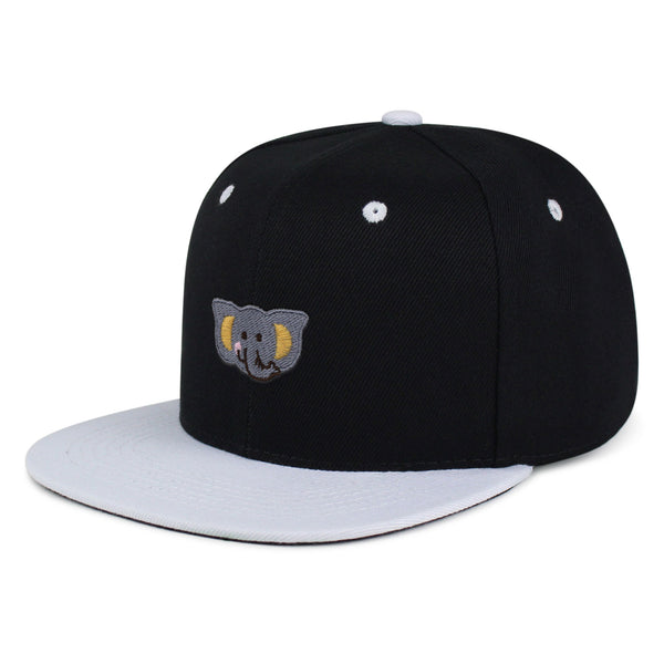 Elephant Snapback Hat Embroidered Hip-Hop Baseball Cap Zoo