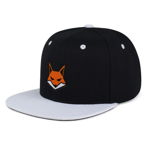 Fox Face Snapback Hat Embroidered Hip-Hop Baseball Cap Wild Animal