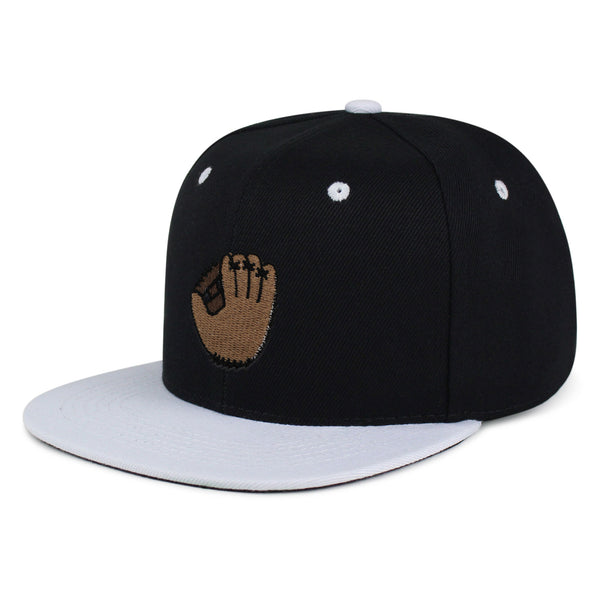 Baseball Glove Snapback Hat Embroidered Hip-Hop Baseball Cap Baseball Game Sports Fan