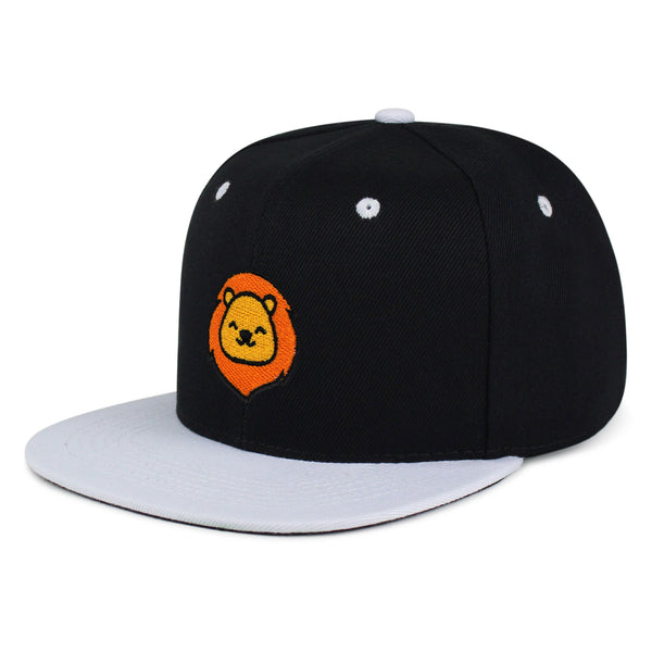 Lion Snapback Hat Embroidered Hip-Hop Baseball Cap Zoo King Animal