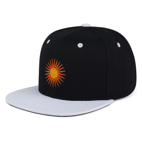 Sun Snapback Hat Embroidered Hip-Hop Baseball Cap Sunny Summer