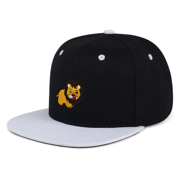 Lion Snapback Hat Embroidered Hip-Hop Baseball Cap Zoo King