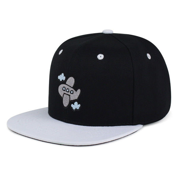Airplane Snapback Hat Embroidered Hip-Hop Baseball Cap Plane Airport