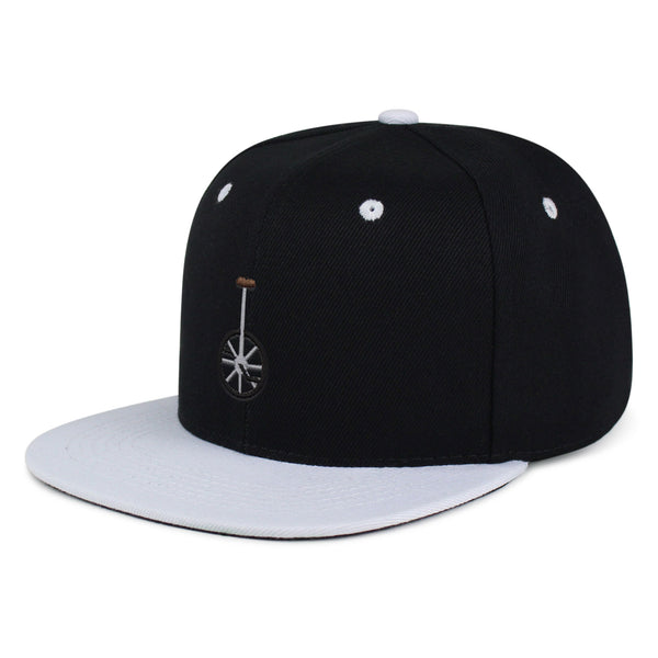 Unicycle Snapback Hat Embroidered Hip-Hop Baseball Cap Circus Bicycle