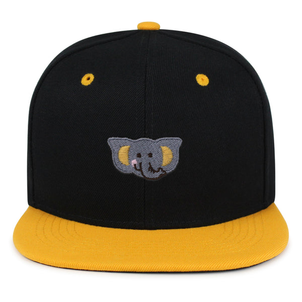 Elephant Snapback Hat Embroidered Hip-Hop Baseball Cap Zoo