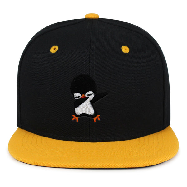 Dabbing Penguin Snapback Hat Embroidered Hip-Hop Baseball Cap Southpole Cute