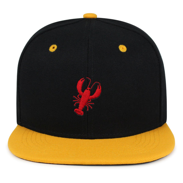 Lobster Snapback Hat Embroidered Hip-Hop Baseball Cap Seafood