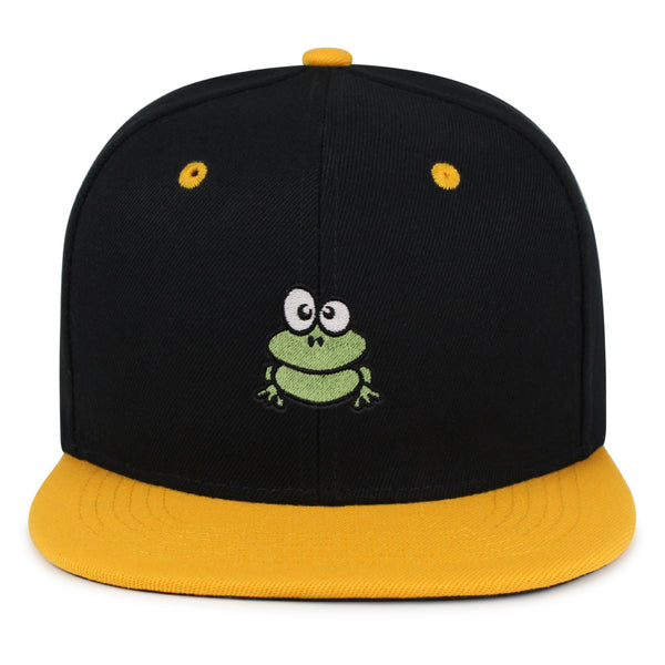 Frog  Snapback Hat Embroidered Hip-Hop Baseball Cap Green