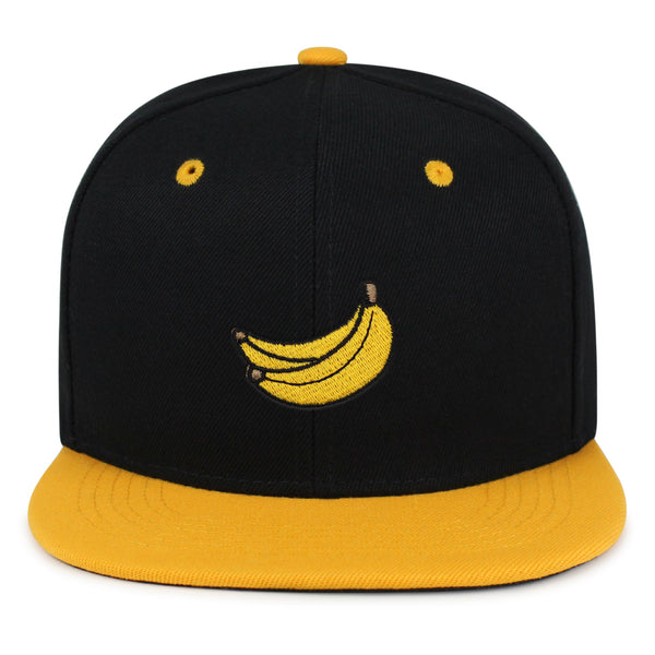 Banana Fruit Snapback Hat Embroidered Hip-Hop Baseball Cap Monkey