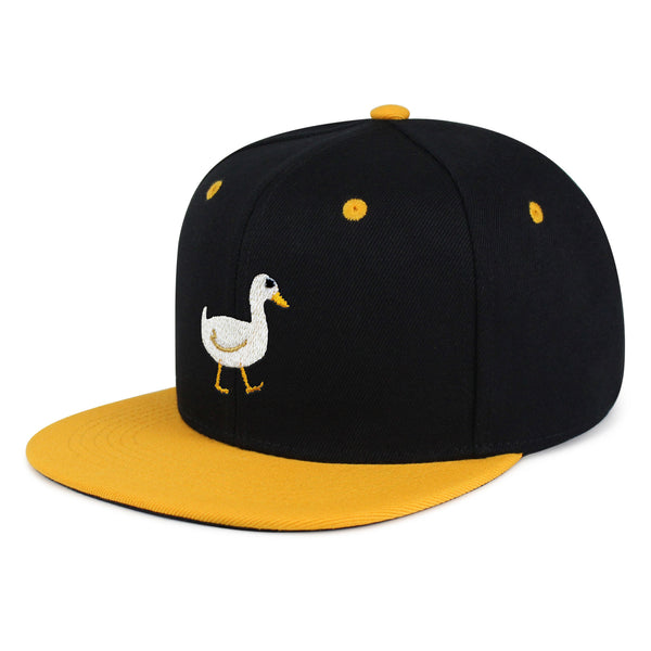 Duck Snapback Hat Embroidered Hip-Hop Baseball Cap Bird Lake