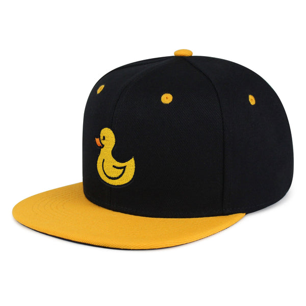 Duck Snapback Hat Embroidered Hip-Hop Baseball Cap Rubberduck Toy